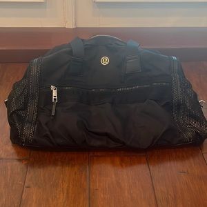 Great black Lululemon gym bag
